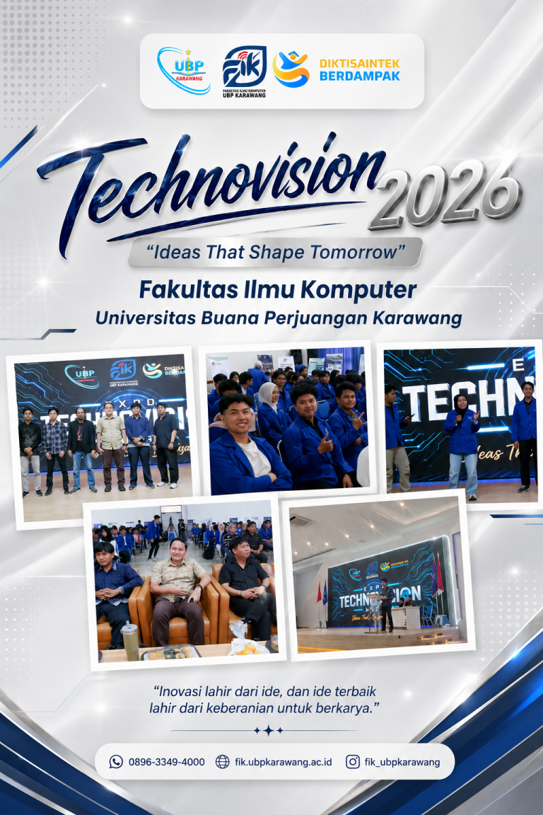 EXPO TECHNOVISION 2026 FIK UBP Karawang Tampilkan Puluhan Inovasi Mahasiswa Bertema “Ideas That Shape Tomorrow”