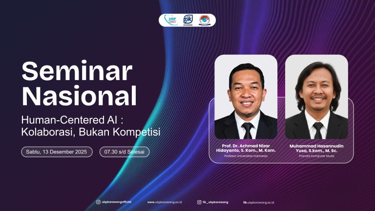 Seminar Nasional “Human-Centered AI: Kolaborasi, Bukan Kompetisi” Dorong Pemanfaatan AI yang Beretika dan Berdampak