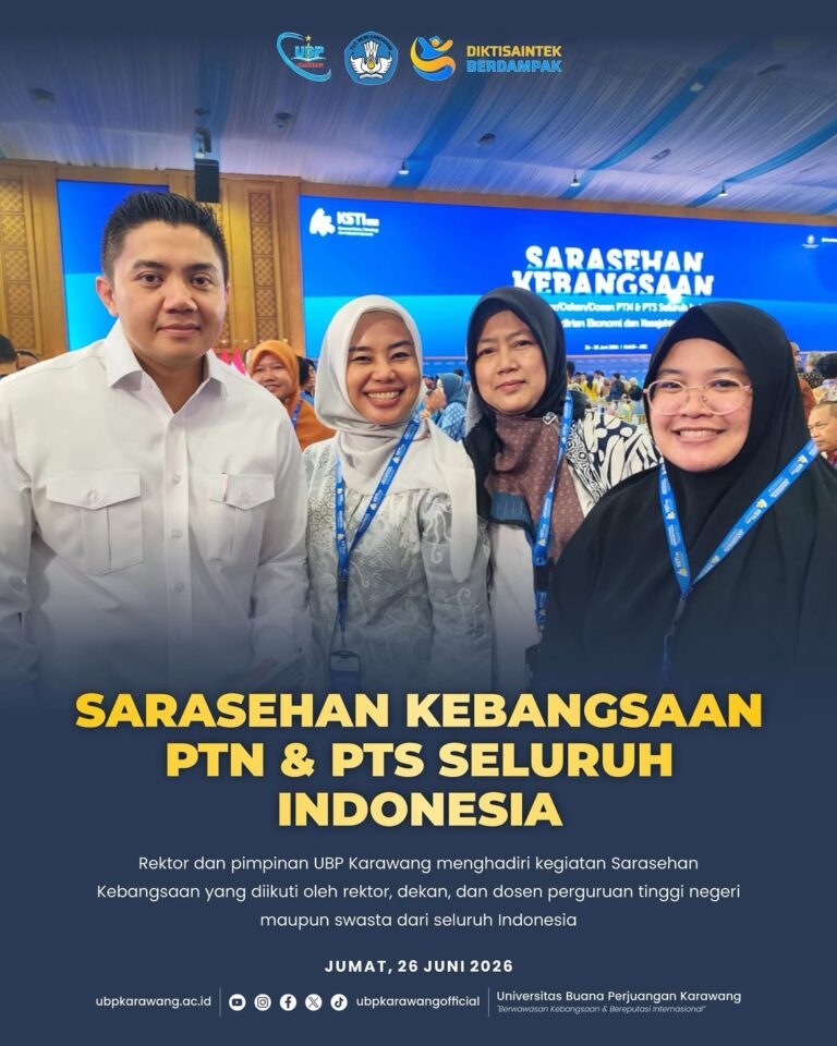 Rektor UBP Karawang Hadiri Sarasehan Kebangsaan KSTI 2026 di JICC Jakarta
