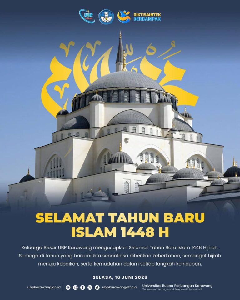 🌙✨ Keluarga Besar Universitas Buana Perjuangan Karawang mengucapkan Selamat Tahun Baru Islam 1448 Hijriah