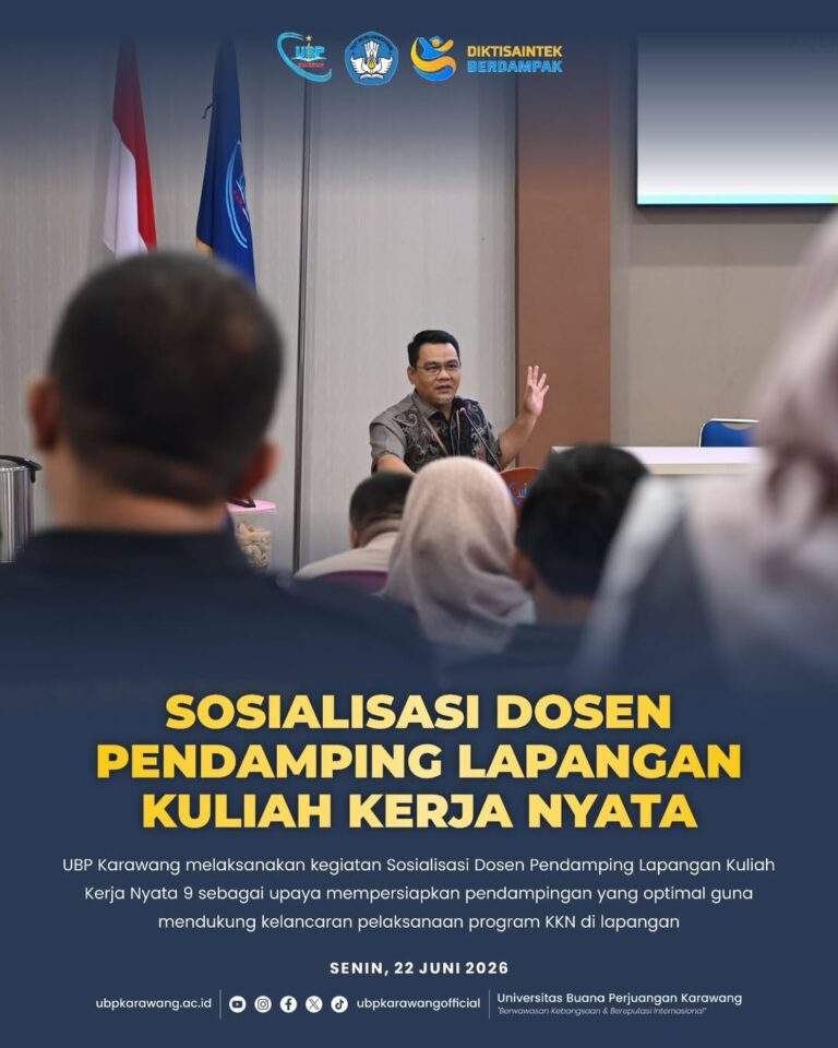 Sosialisasi Dosen Pendamping Lapangan Kuliah Kerja Nyata