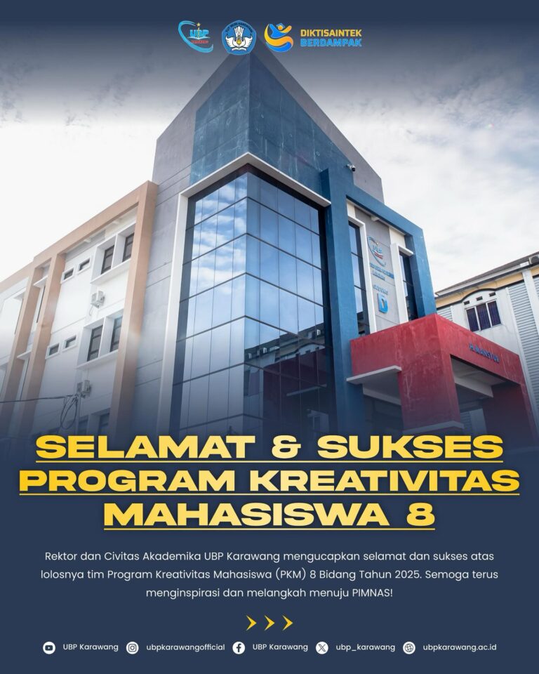 Selamat dan Sukses atas Program Kreativitas Mahasiswa 8