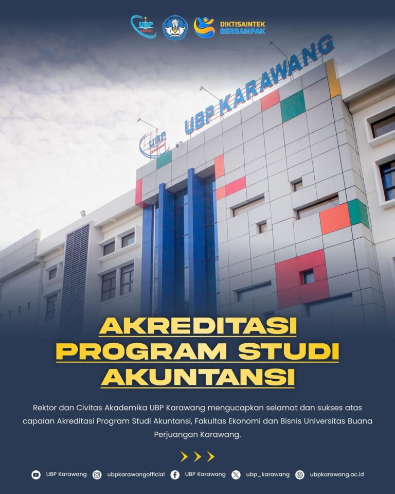Selamat! Program Studi Akuntansi FEB UBP Karawang Berhasil Meraih Akreditasi Baik Sekali