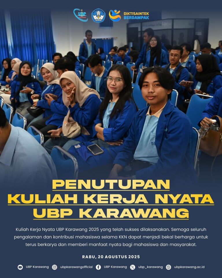 Penutupan KKN UBP Karawang 2025: Wujud Nyata Pengabdian Mahasiswa untuk Masyarakat