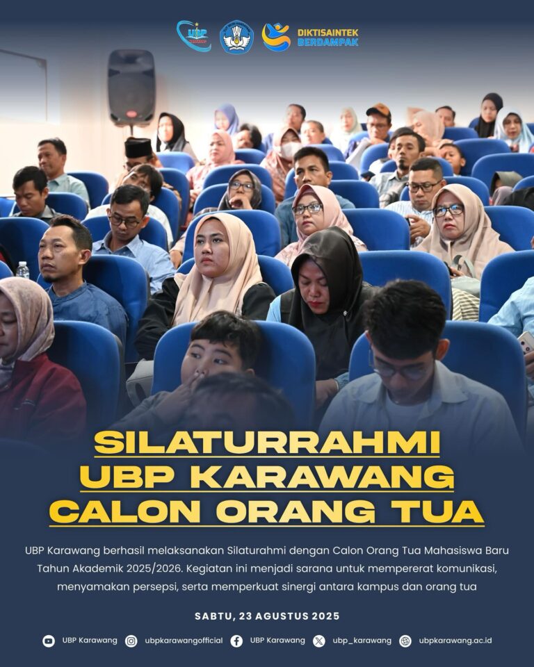 UBP Karawang Gelar Silaturahmi dengan Calon Orang Tua Mahasiswa Baru 2025/2026
