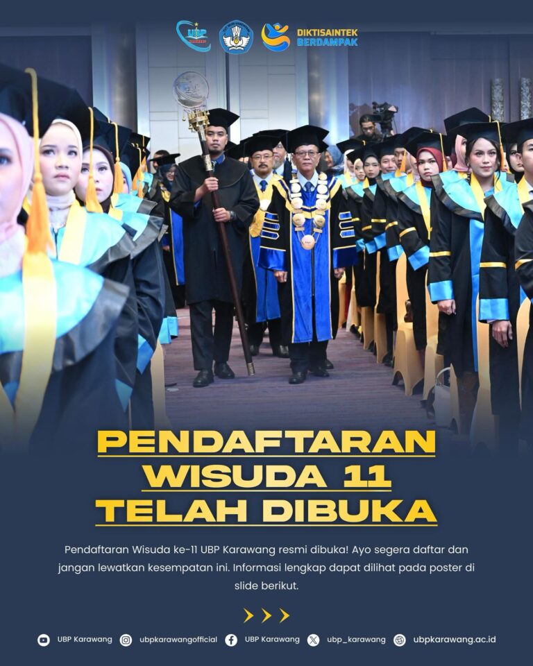 Pendaftaran Wisuda ke-11 UBP Karawang Resmi Dibuka
