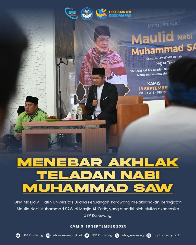 UBP Karawang Peringati Maulid Nabi Muhammad SAW 1447 H
