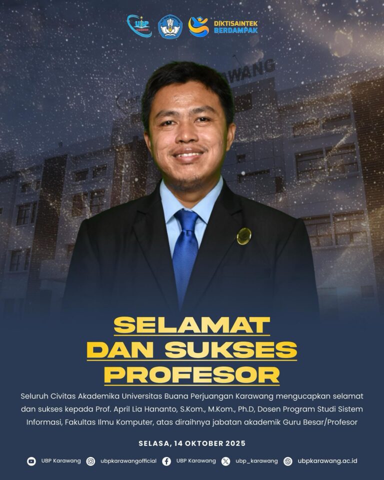 Selamat kepada Prof. April Lia Hananto atas Pencapaian Jabatan Guru Besar