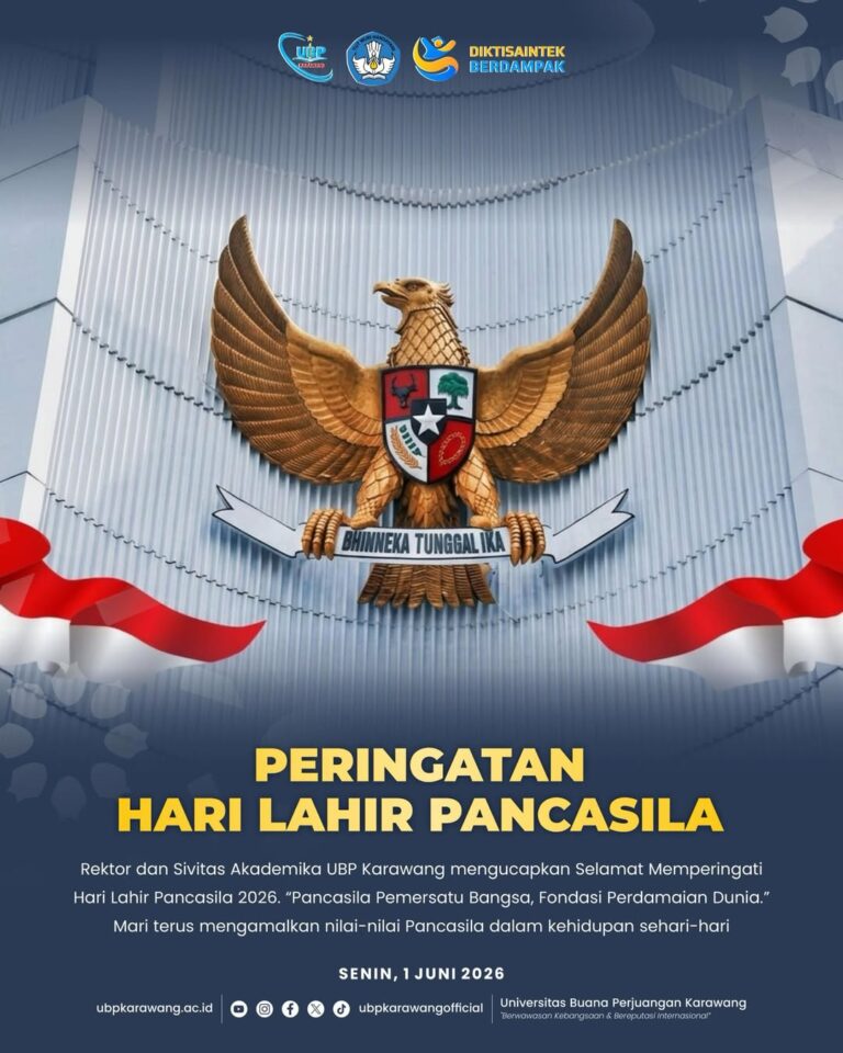 Selamat Memperingati Hari Lahir Pancasila 1 Juni 2026.