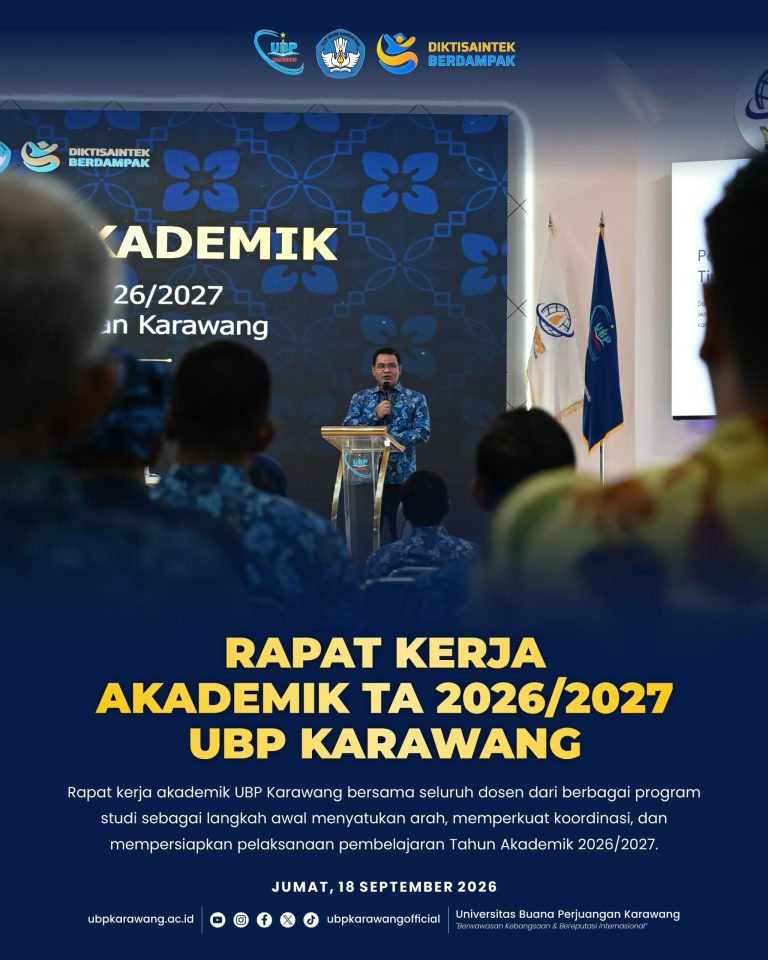 Rapat Kerja Akademik TA 2026/2027 UBP Karawang💙