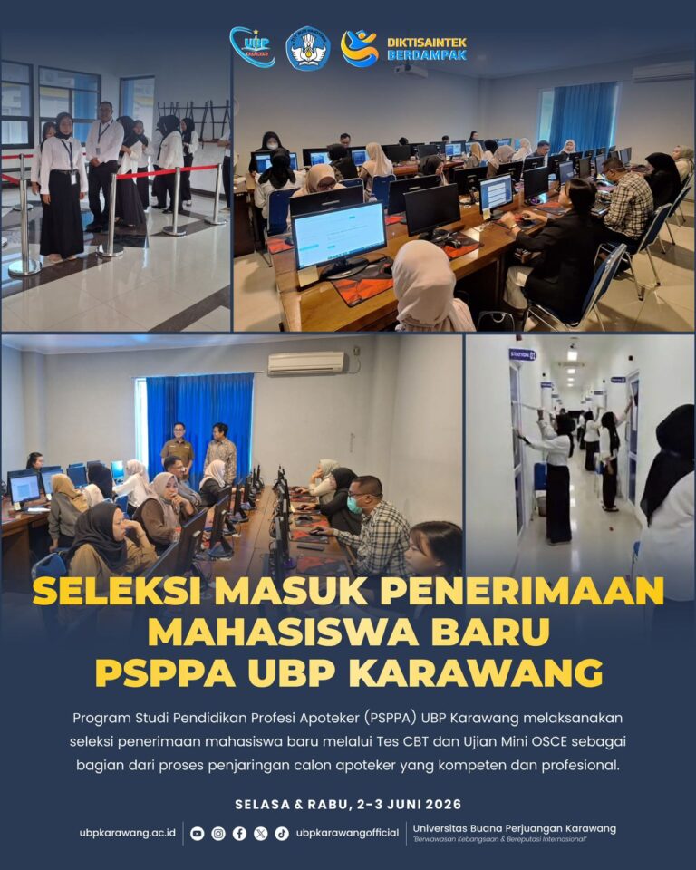 UBP KARAWANG GELAR SELEKSI MAHASISWA BARU PROFESI APOTEKER LEWAT CBT DAN MINI OSCE