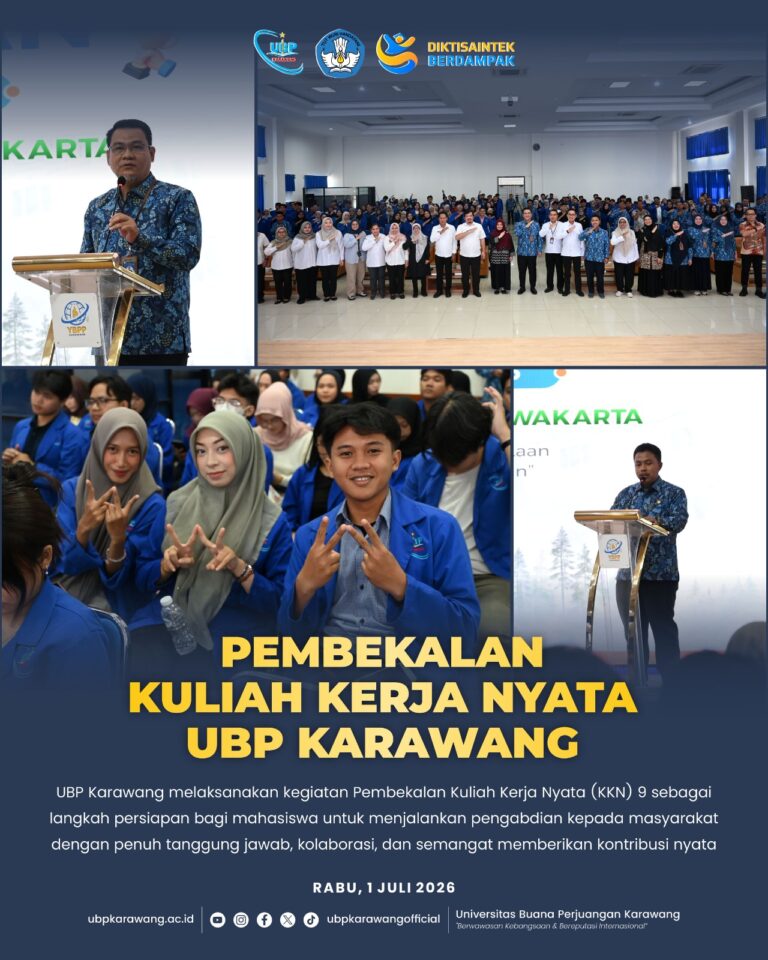 Pembekalan Kuliah Kerja Nyata UBP Karawang
