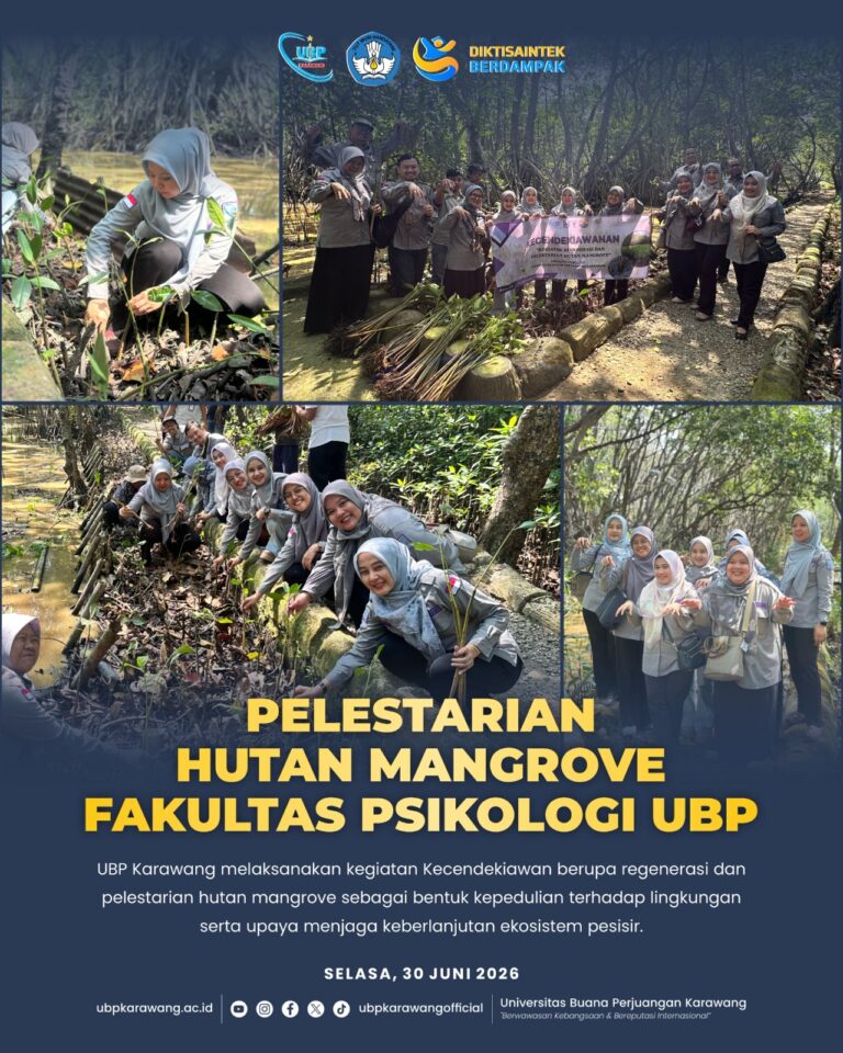 🌿🌱 Pelestarian Hutan Mangrove Fakultas Psikologi UBP Karawang