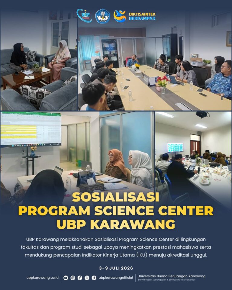 Sosialisasi Program Science Center UBP Karawang