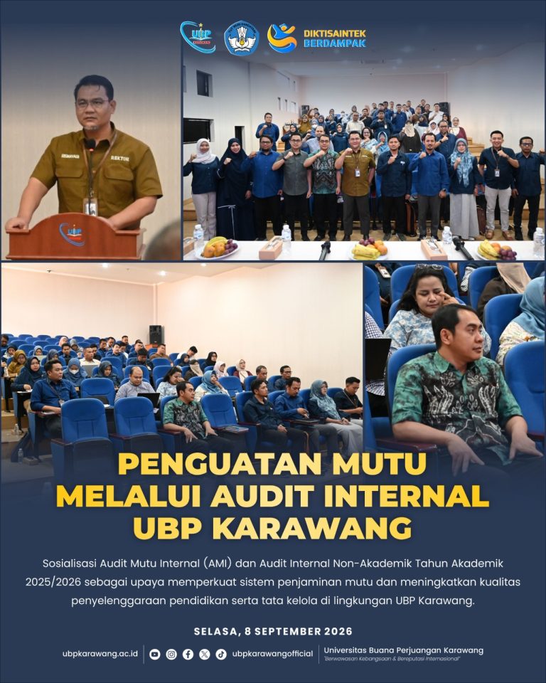 📢 Sosialisasi Audit Mutu Internal UBP Karawang