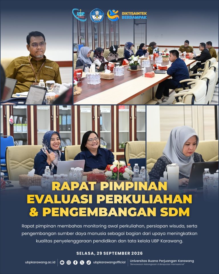 📚 Rapat Pimpinan Evaluasi Perkuliahan & Pengembangan SDM