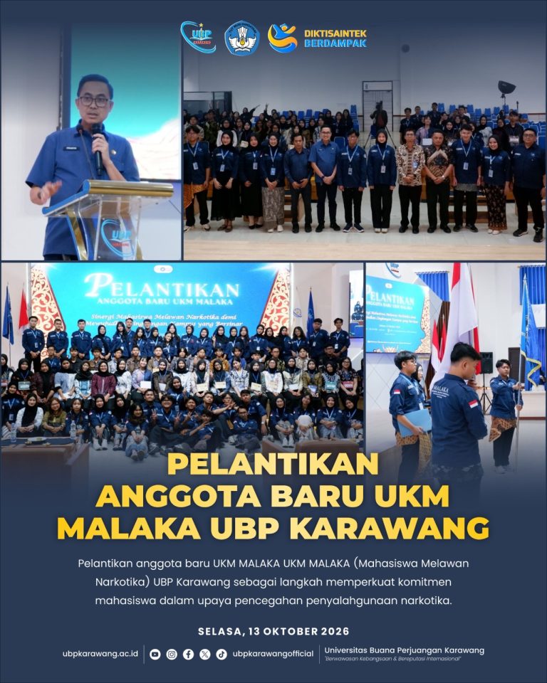 🎓 Pelantikan Anggota Baru UKM MALAKA UBP Karawang 💙✨