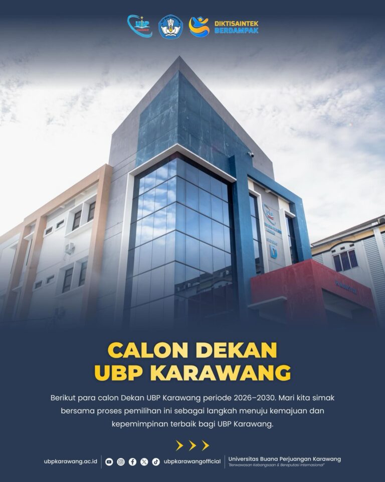 Para Calon Dekan UBP Karawang Periode 2026–2030 🎓✨