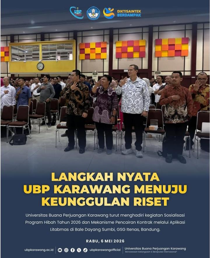UBP Karawang Tingkatkan Tata Kelola Penelitian melalui Sosialisasi Program Hibah 2026